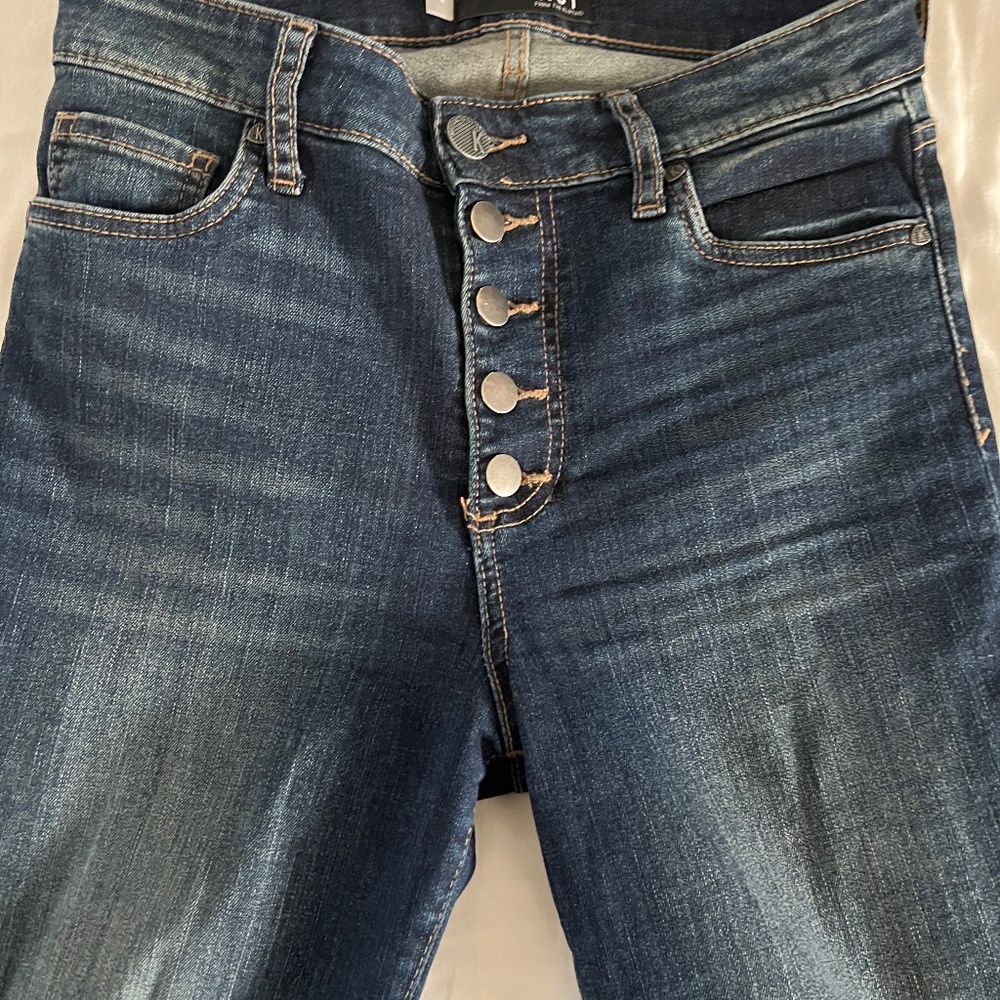 KUT from the Kloth High Rise Button Fly Jeans 0